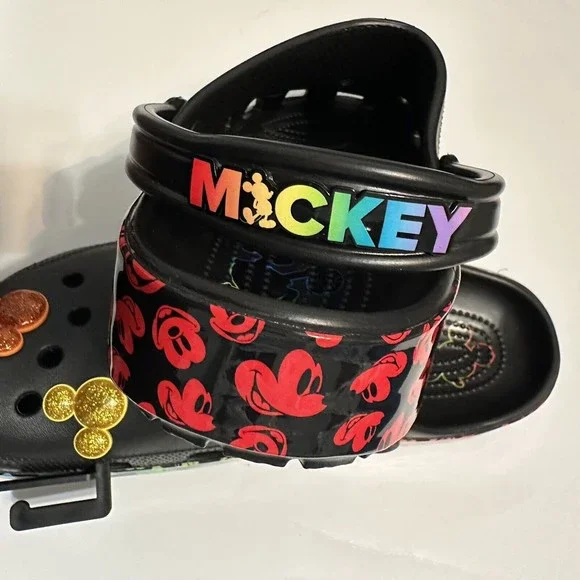 Crocs x Disney Rainbow Pride Celebration Mickey Mouse Clog 207755-0C4 Size 13 - Picture 5 of 9
